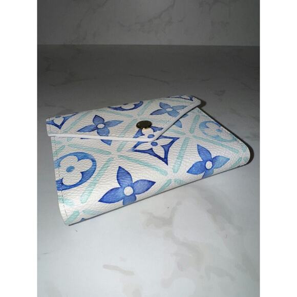 Louis Vuitton Blue Victorine Small Wallet - Excellent Condition - Picture 7 of 9